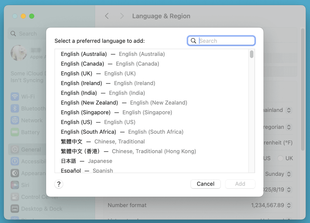 如何更改Mac电脑的系统语言