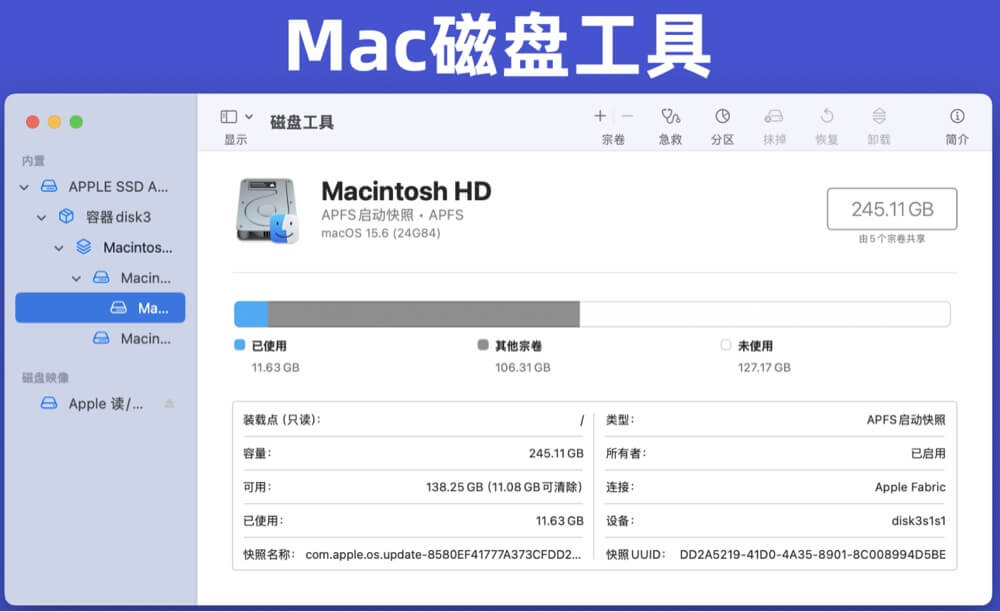 Mac磁盘工具