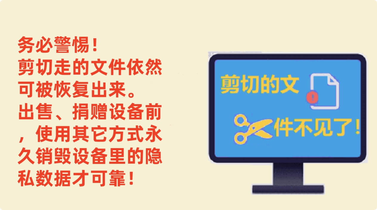 警惕剪切文件被恢复出来