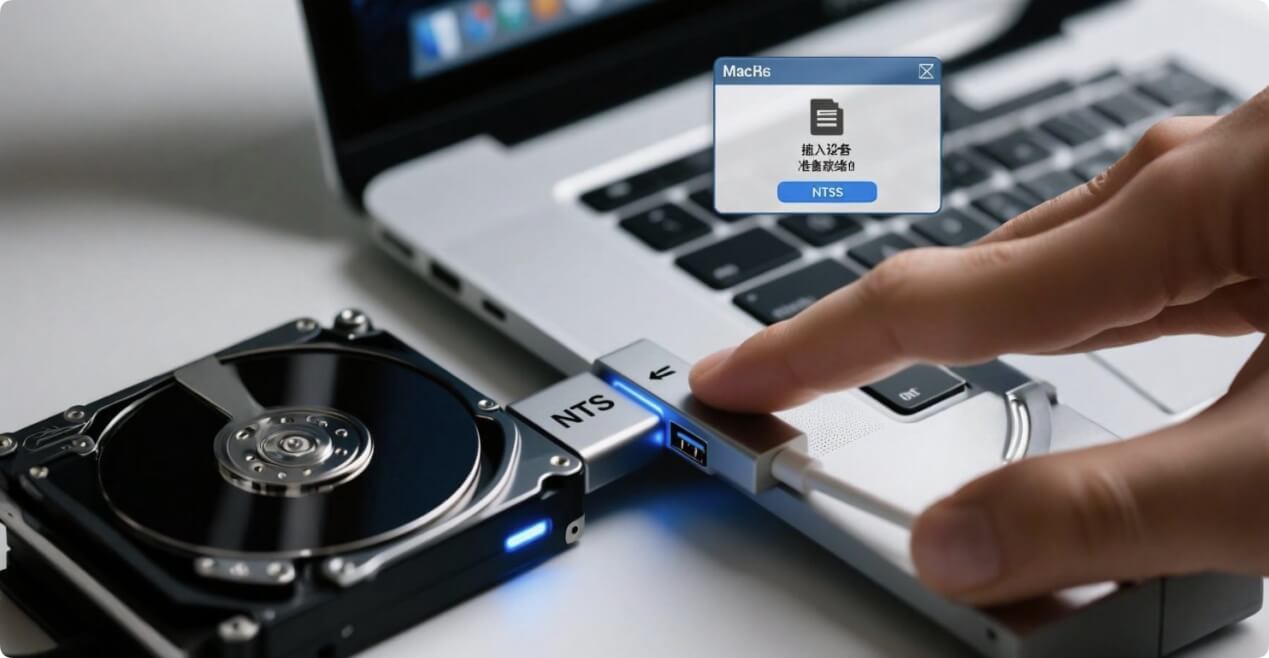 在Mac上强制装载和读写NTFS格式的移动硬盘