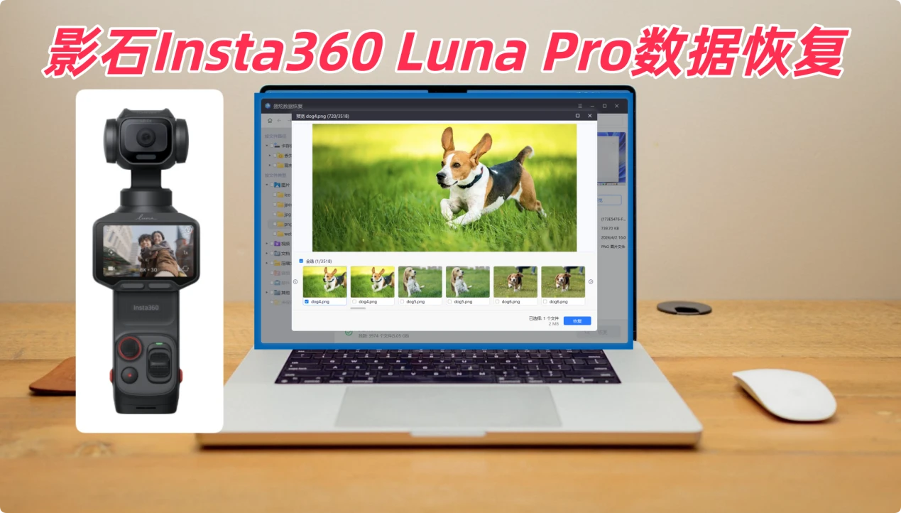 影石Insta360 Luna Pro相机数据恢复