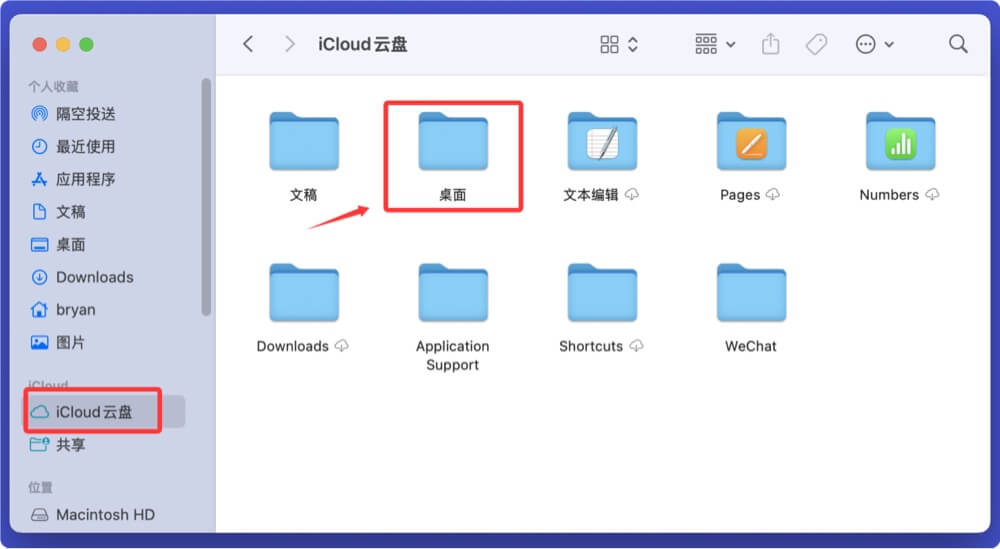 恢复从Mac桌面删除和丢失的文件
