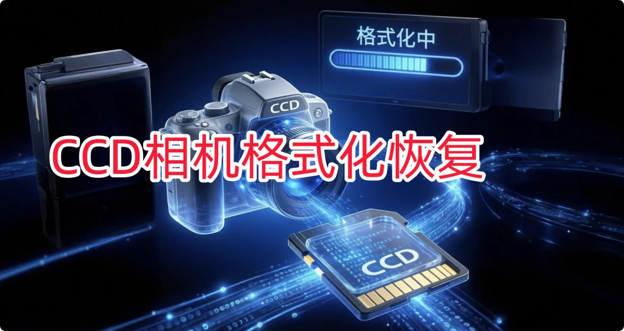 CCD相机存储卡格式化数据恢复