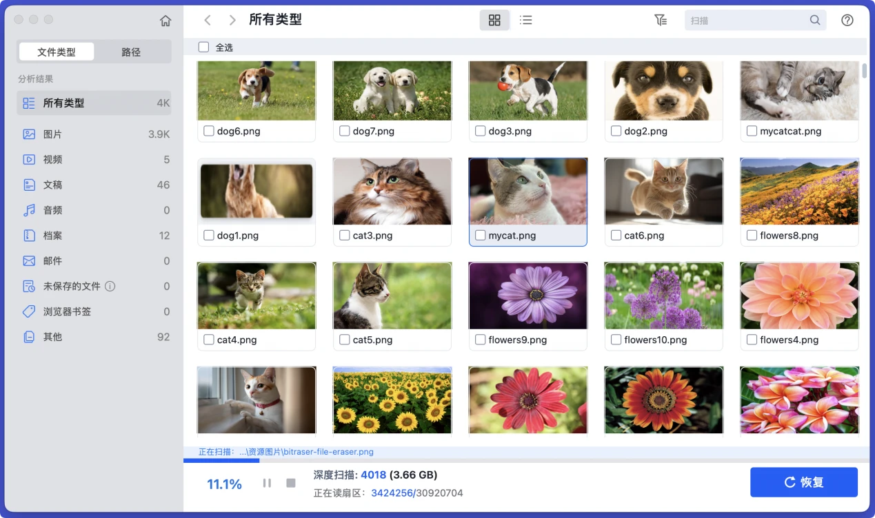 U盘插入Mac后变成空白了